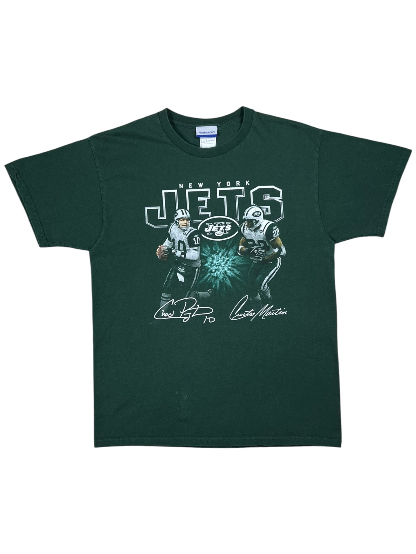 Vintage Y2K New York Jets Chad Pennington Curtis Martin NFL tee (L)