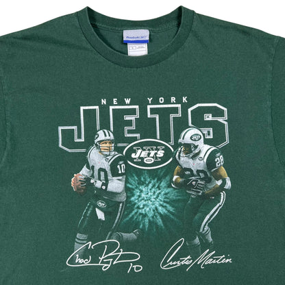 Vintage Y2K New York Jets Chad Pennington Curtis Martin NFL tee (L)