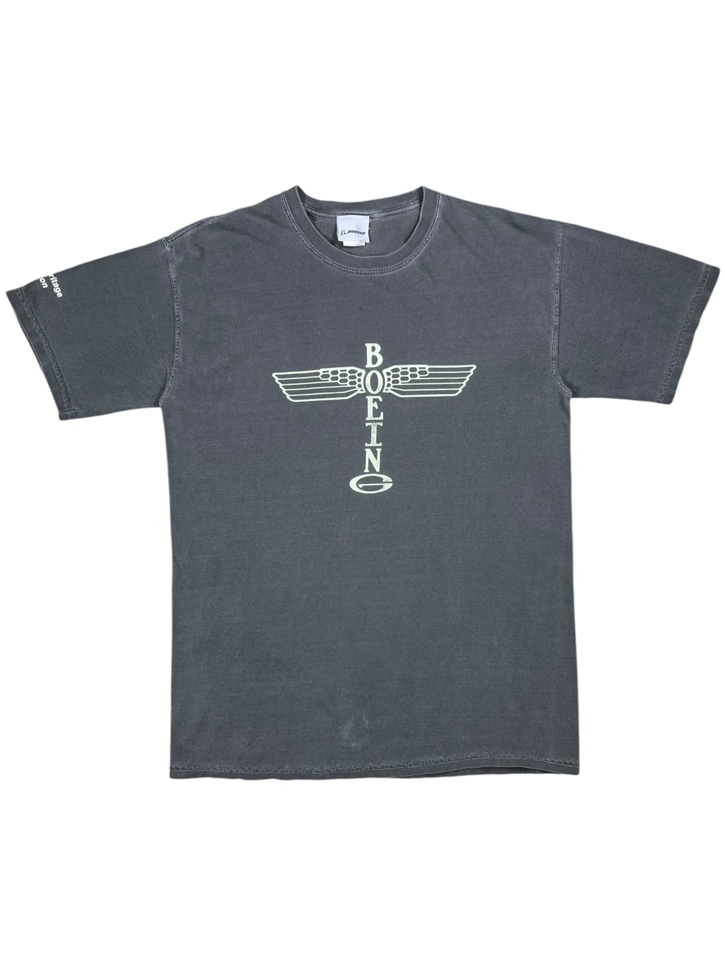 Vintage Y2K Boeing Heritage Collection faded tee (M)