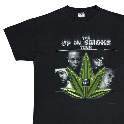Vintage 2000 Snoop Dogg Eminem Dr. Dre Ice Cube Warren G Up in Smoke Tour Rap tee (L)