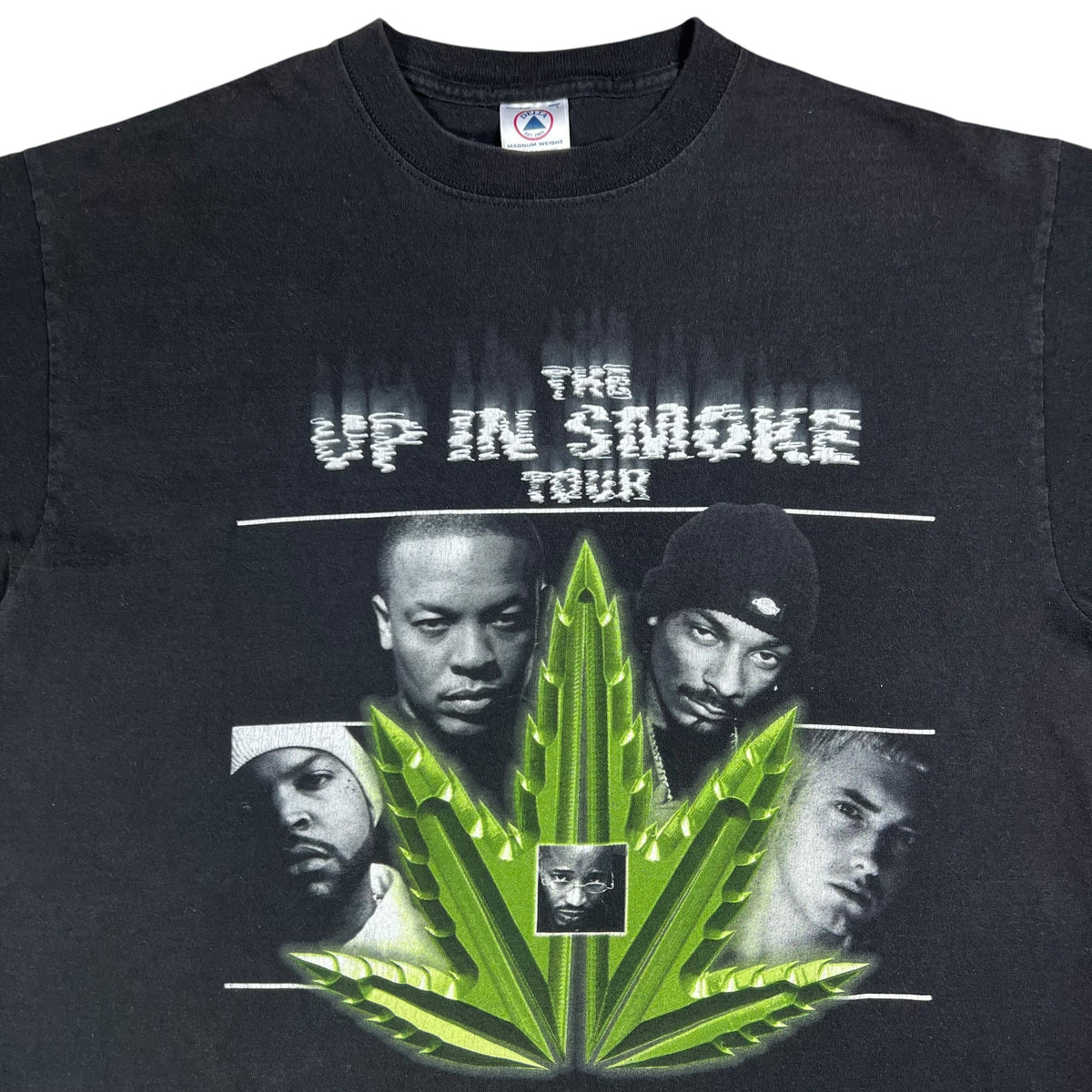 Vintage 2000 Snoop Dogg Eminem Dr. Dre Ice Cube Warren G Up in Smoke Tour Rap tee (L)
