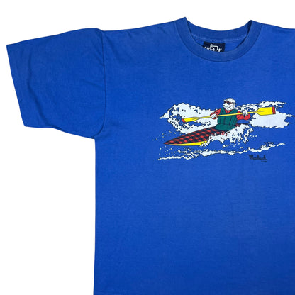 Vintage 1988 Woolrich kayaking sheep promo tee (XL)