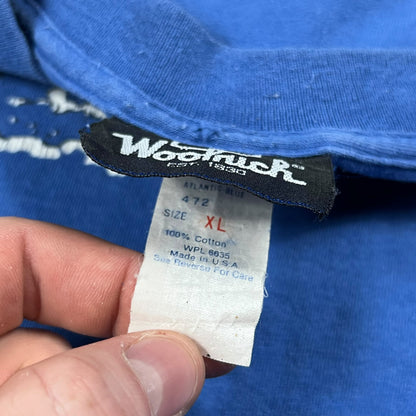Vintage 1988 Woolrich kayaking sheep promo tee (XL)