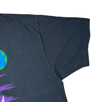 Vintage 90s Sleeping Moon Earth space tee (XL)