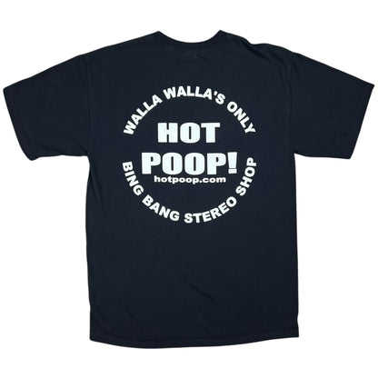Vintage Y2K Hot Poop! Bing Bang Stereo Shop Mouse Kelley Washington record store tee (M)