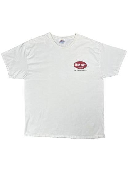 Vintage Y2K Iron City Beer Football One For The Tongue tee (XL)