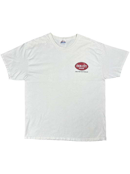 Vintage Y2K Iron City Beer Football One For The Tongue tee (XL)