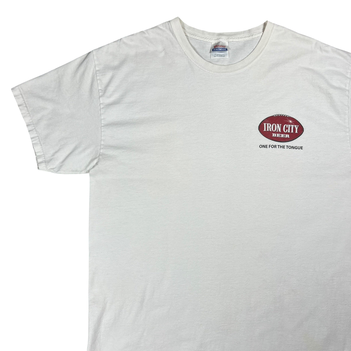 Vintage Y2K Iron City Beer Football One For The Tongue tee (XL)