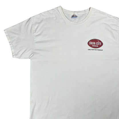 Vintage Y2K Iron City Beer Football One For The Tongue tee (XL)