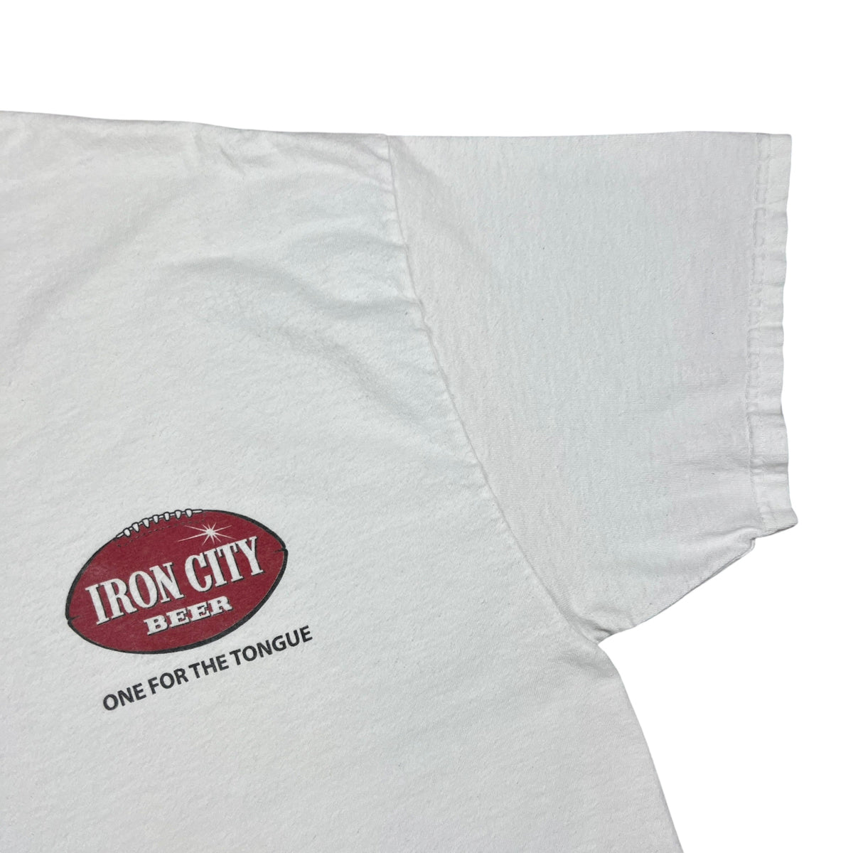 Vintage Y2K Iron City Beer Football One For The Tongue tee (XL)