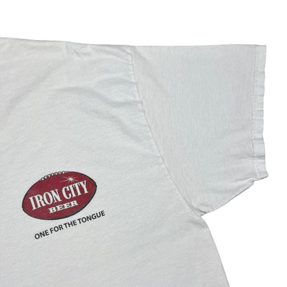 Vintage Y2K Iron City Beer Football One For The Tongue tee (XL)
