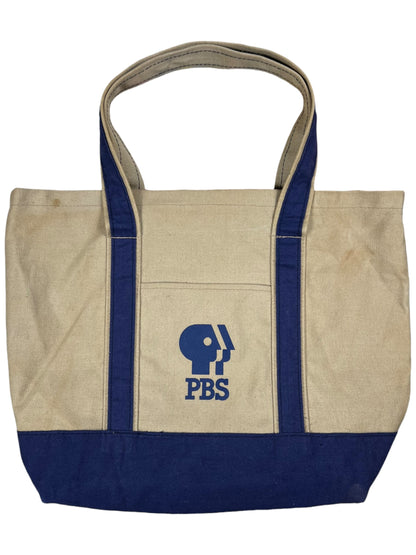 Vintage 90s PBS USA made tote bag