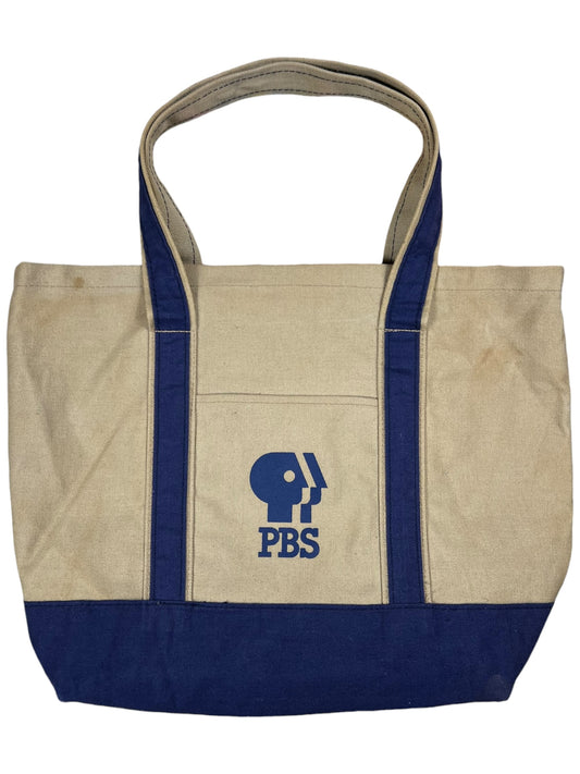 Vintage 90s PBS USA made tote bag