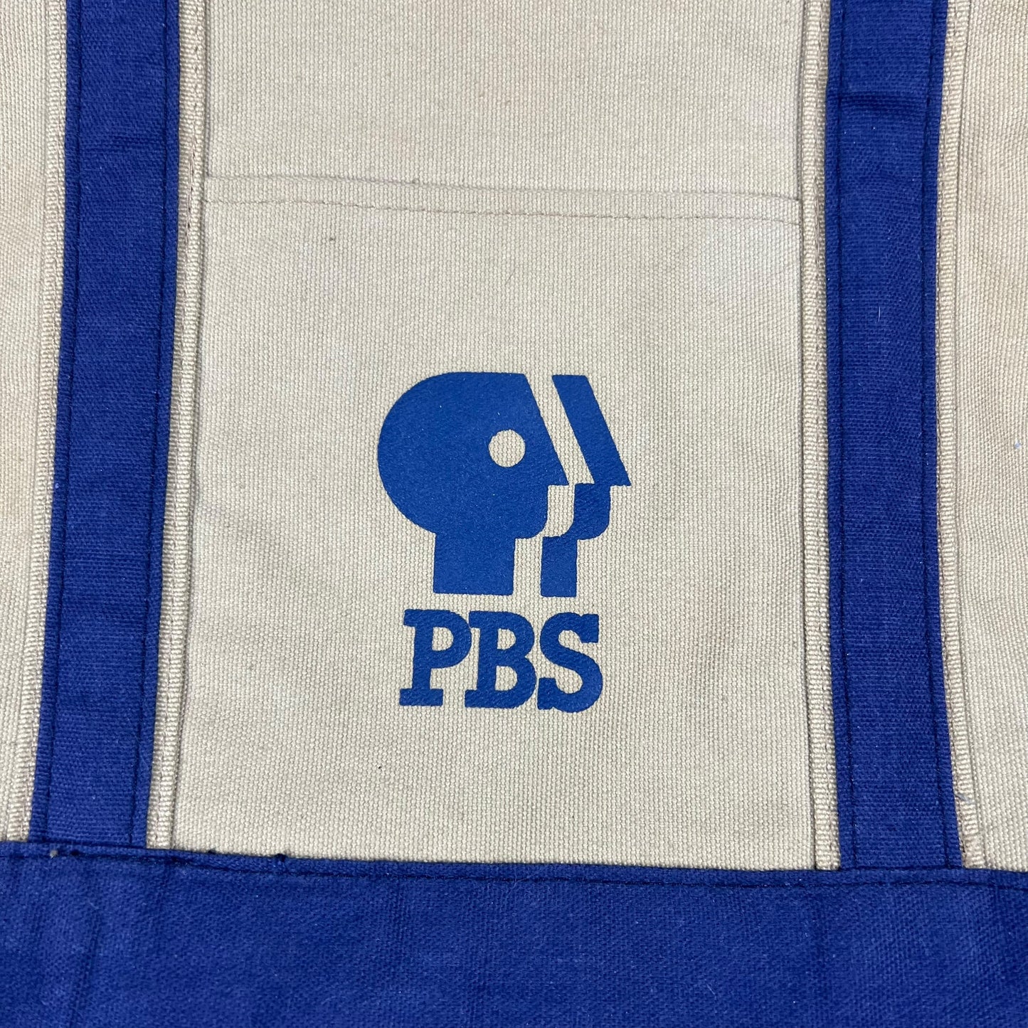 Vintage 90s PBS USA made tote bag