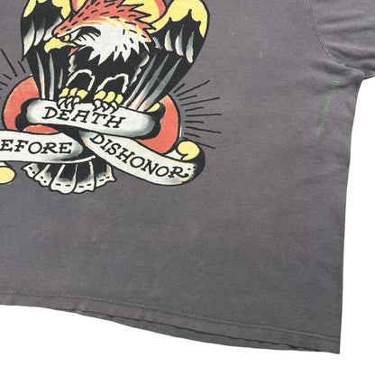 Y2K Ed Hardy by Christian Audigier faded boxy tee (XL/XXL)