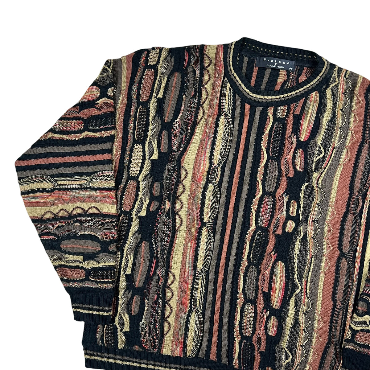 Vintage 90s Protege Coogi style abstract sweater (M/L)