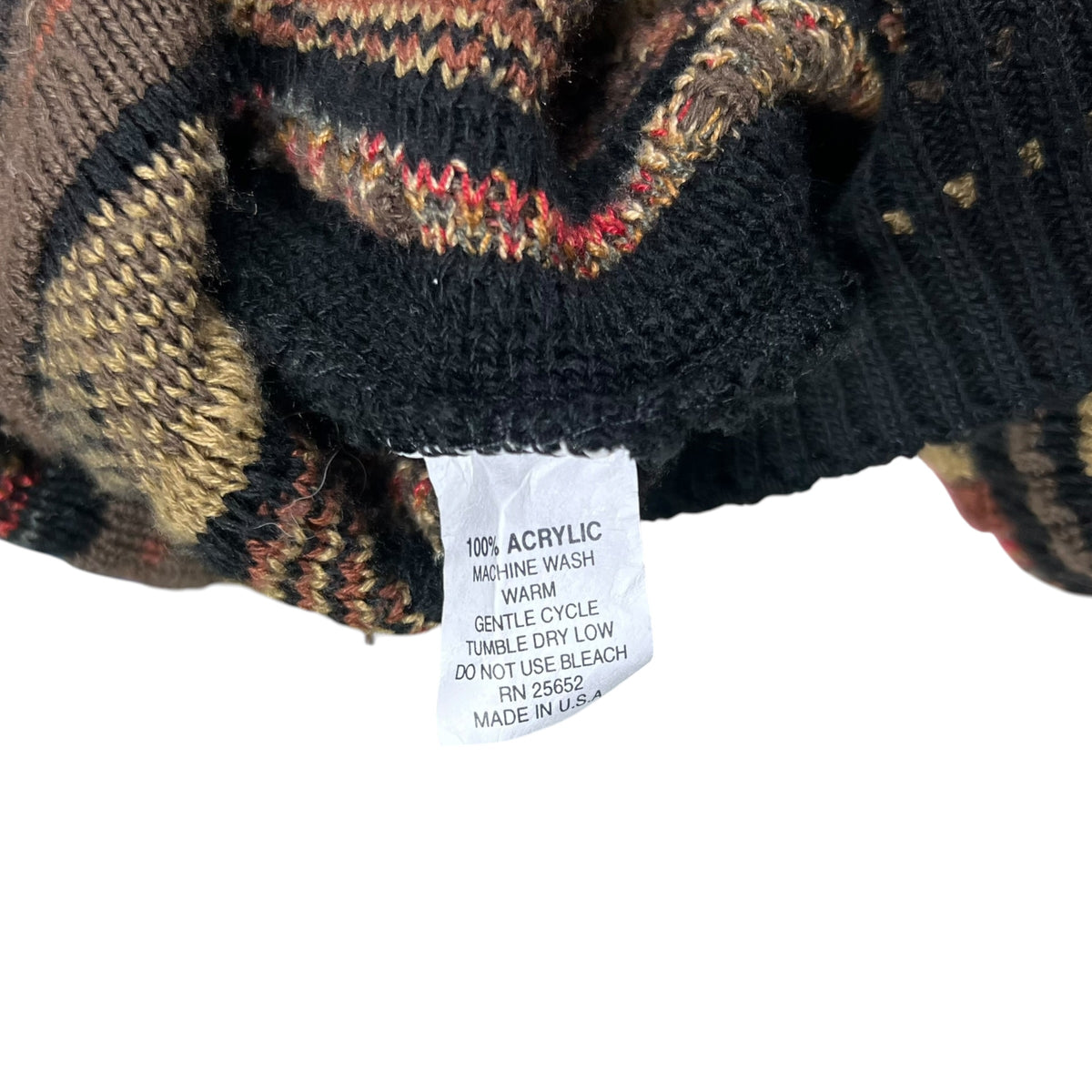 Vintage 90s Protege Coogi style abstract sweater (M/L)