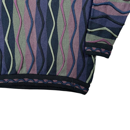 Vintage 90s Tundra Coogi style abstract sweater (L)