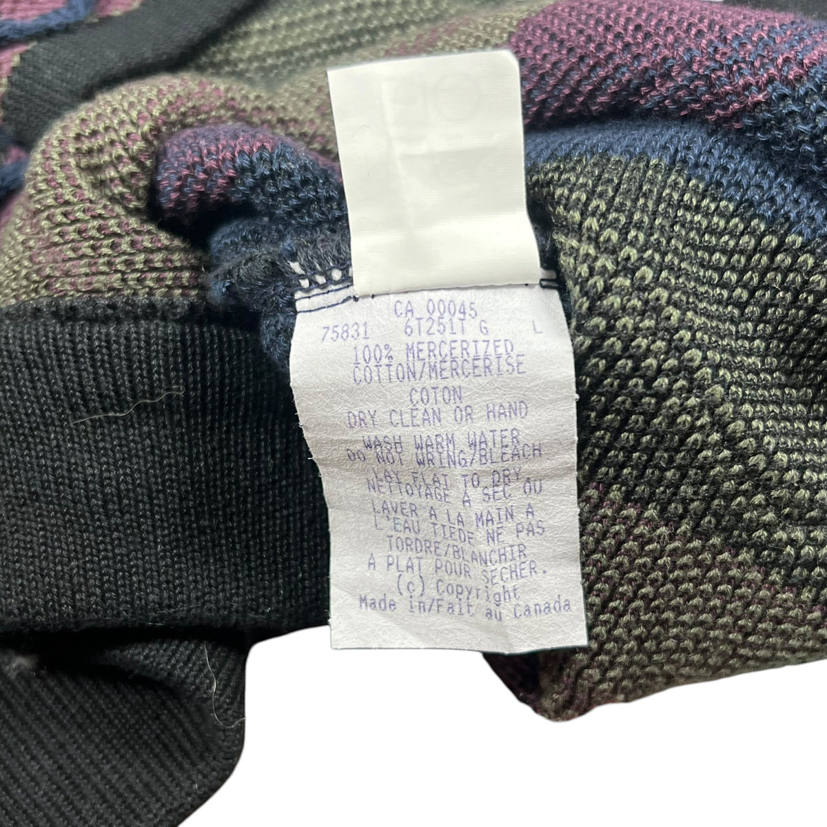 Vintage 90s Tundra Coogi style abstract sweater (L)