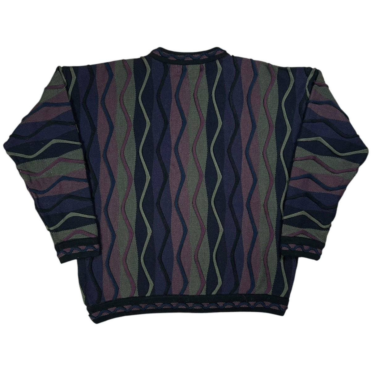 Vintage 90s Tundra Coogi style abstract sweater (L)