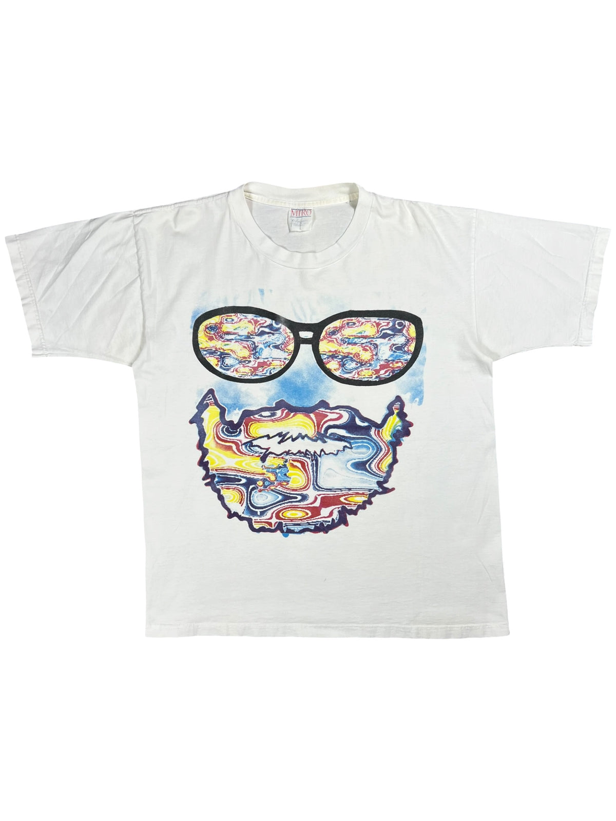 Vintage 90s Grateful Dead Jerry Garcia fractal style band lot tee (L)