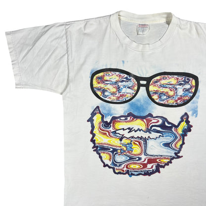 Vintage 90s Grateful Dead Jerry Garcia fractal style band lot tee (L)