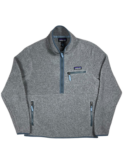 Y2K Patagonia women’s retro pile marsupial grey fleece (M)