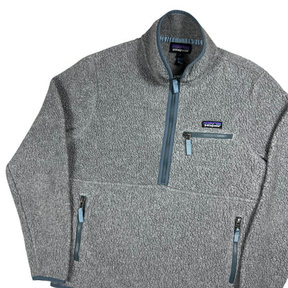 Y2K Patagonia women’s retro pile marsupial grey fleece (M)