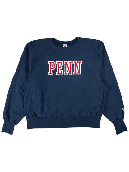 Vintage 90s Champion reverse weave Penn University of Pennsylvania Ivy League crewneck (L)