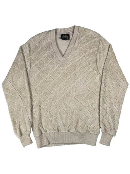 Vintage 1970s Rydal V neck shaggy crewneck (S)