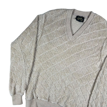 Vintage 1970s Rydal V neck shaggy crewneck (S)