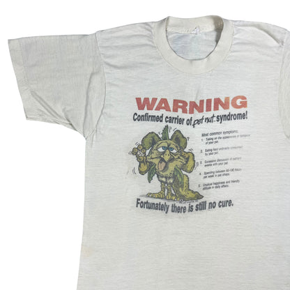Vintage 1986 Pet America Pet Nut Syndrome Rat Fink style faded tee (S)