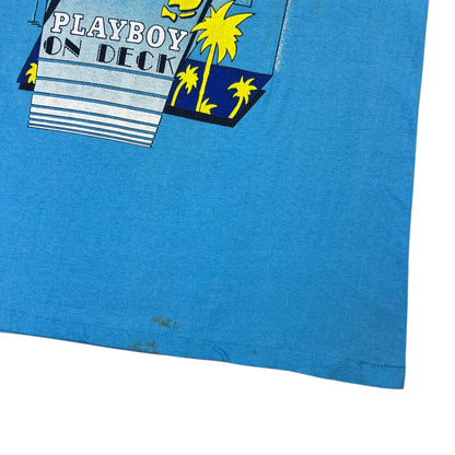 Vintage 80s Playboy on Deck bunny model tee (M)