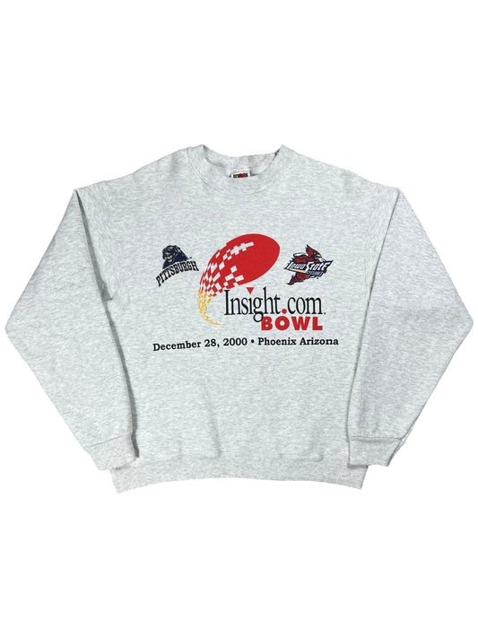 Vintage 2000 Pittsburgh Pitt Panthers Insight Bowl college football crewneck (M)