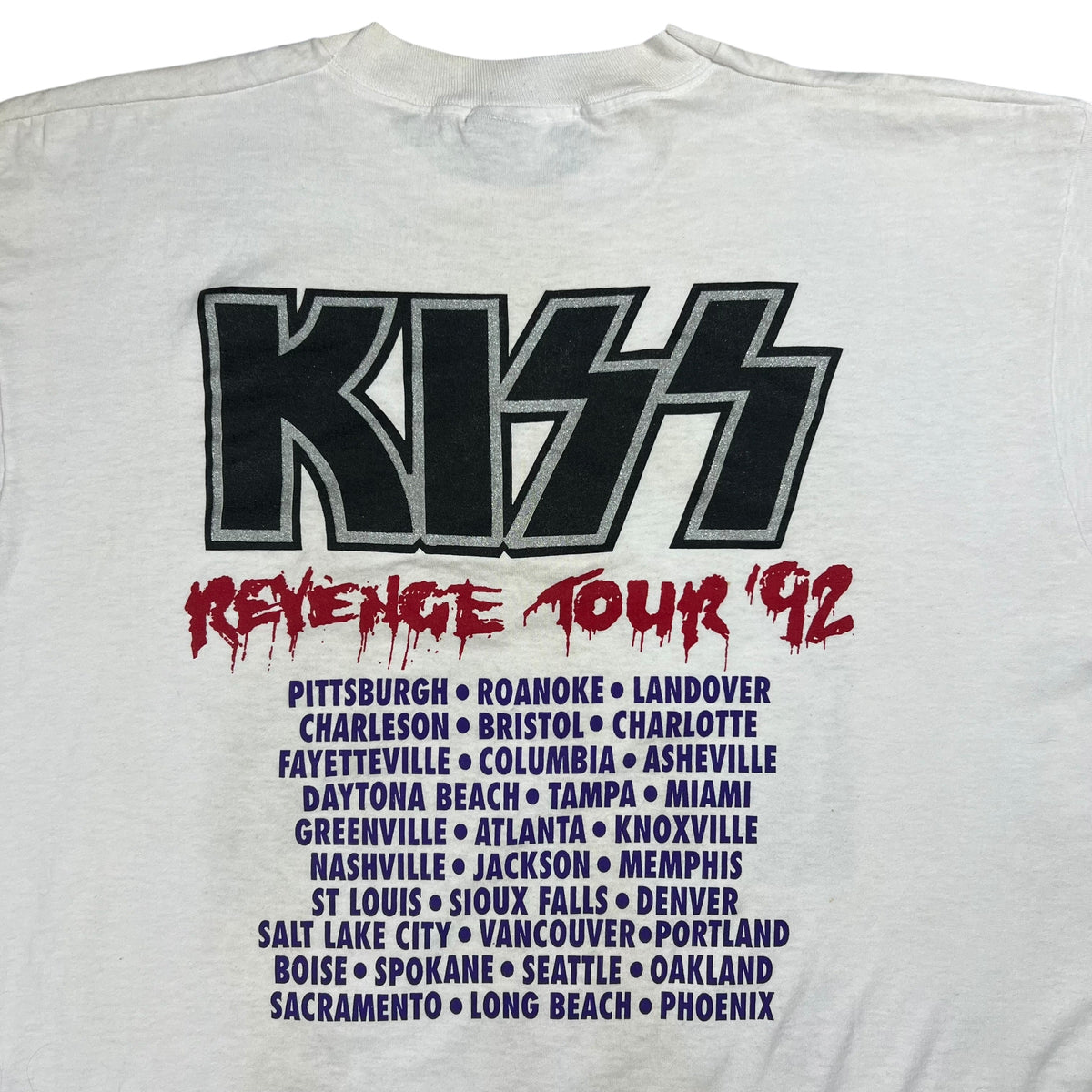 Vintage 1992 KISS Revenge Tour band lot tee (XL)