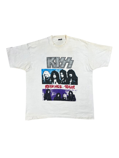 Vintage 1992 KISS Revenge Tour faded band lot tee (XL)