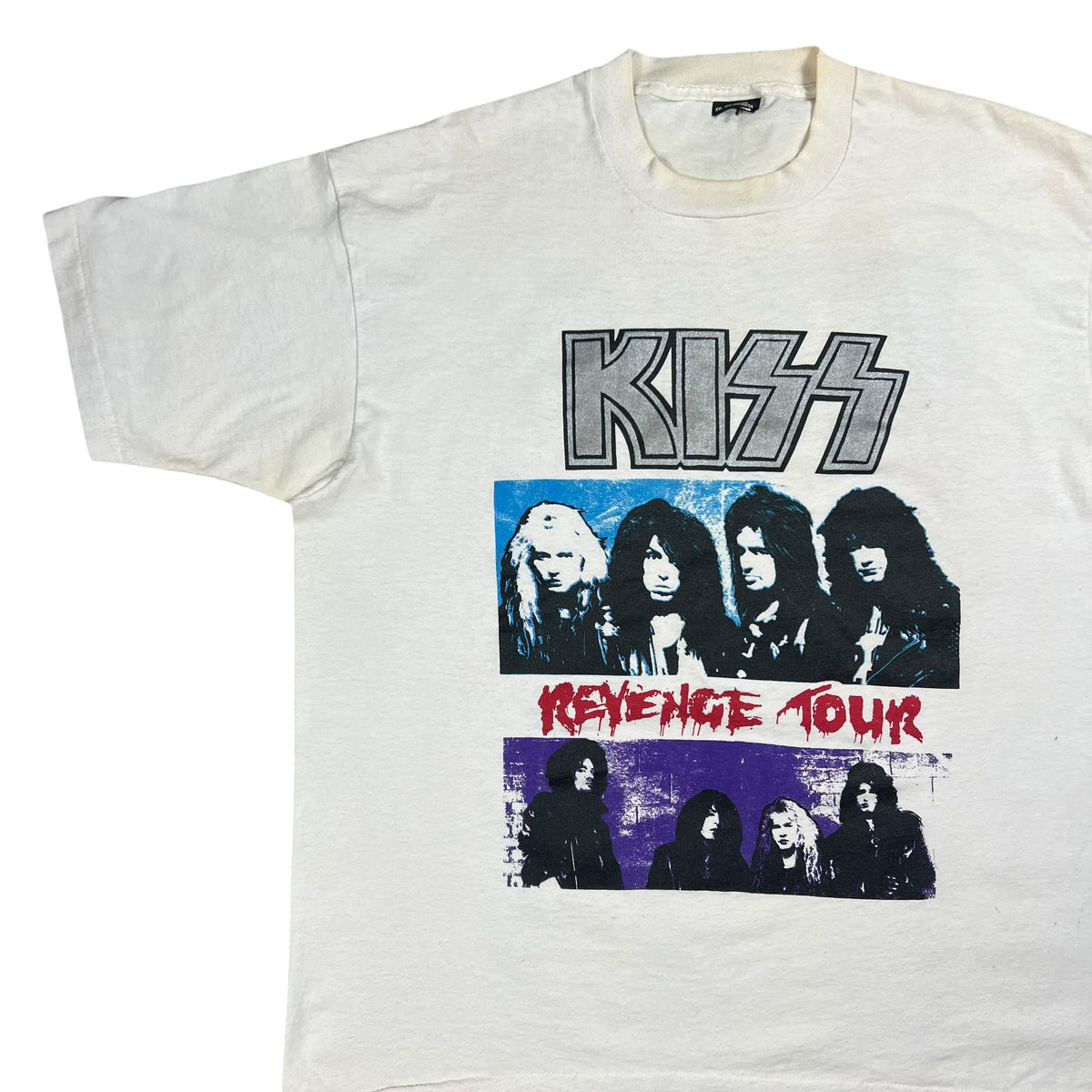 Vintage 1992 KISS Revenge Tour faded band lot tee (XL)