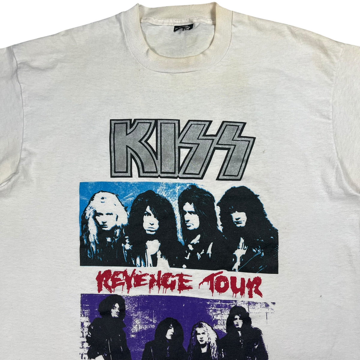 Vintage 1992 KISS Revenge Tour faded band lot tee (XL)