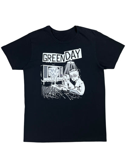 Y2K Green Day TV Wasteland punk band tee (L)