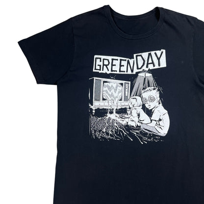 Y2K Green Day TV Wasteland punk band tee (L)