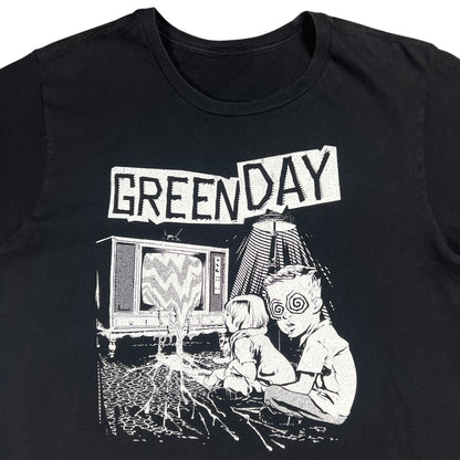 Y2K Green Day TV Wasteland punk band tee (L)