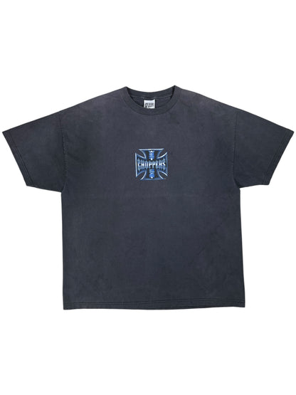 Vintage Y2K West Coast Choppers Jesse James faded biker tee (XL)