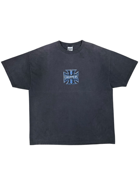 Vintage Y2K West Coast Choppers Jesse James faded biker tee (XL)