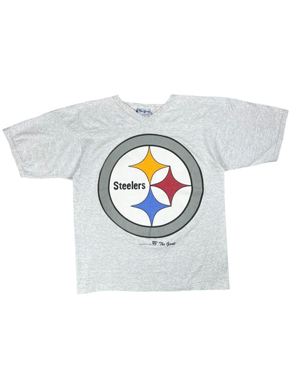 Vintage 1993 The Game Pittsburgh Steelers big logo tee (L)