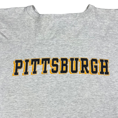 Vintage 1993 The Game Pittsburgh Steelers big logo tee (L)