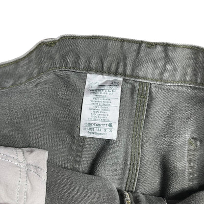 Vintage Y2K Carhartt original dungaree faded 811-MOS green work wear pants (34x30)
