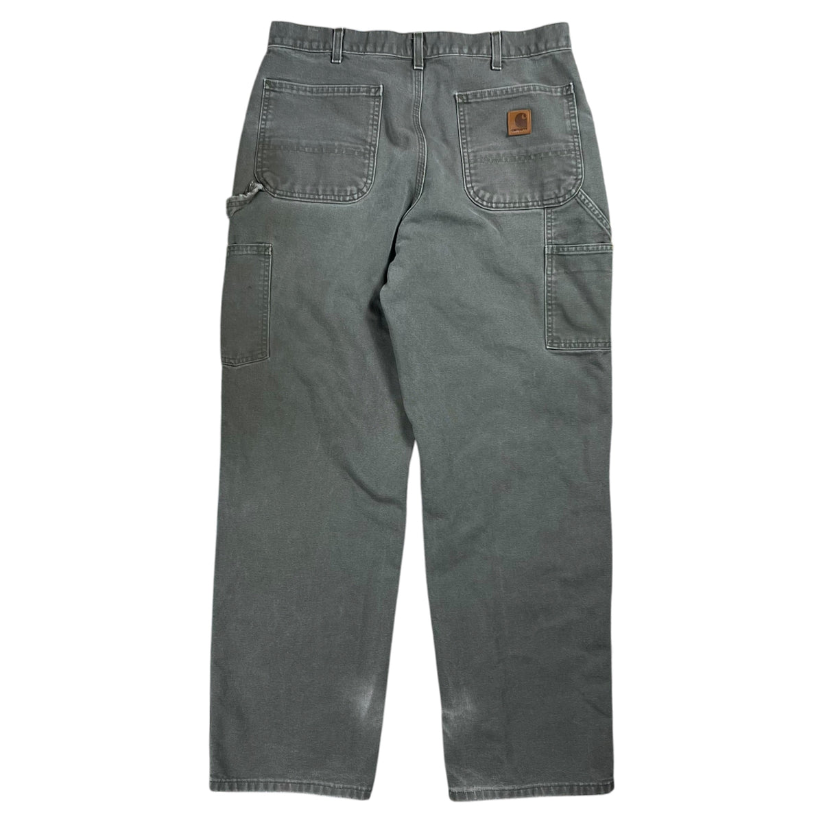 Vintage Y2K Carhartt original dungaree faded 811-MOS green work wear pants (34x30)