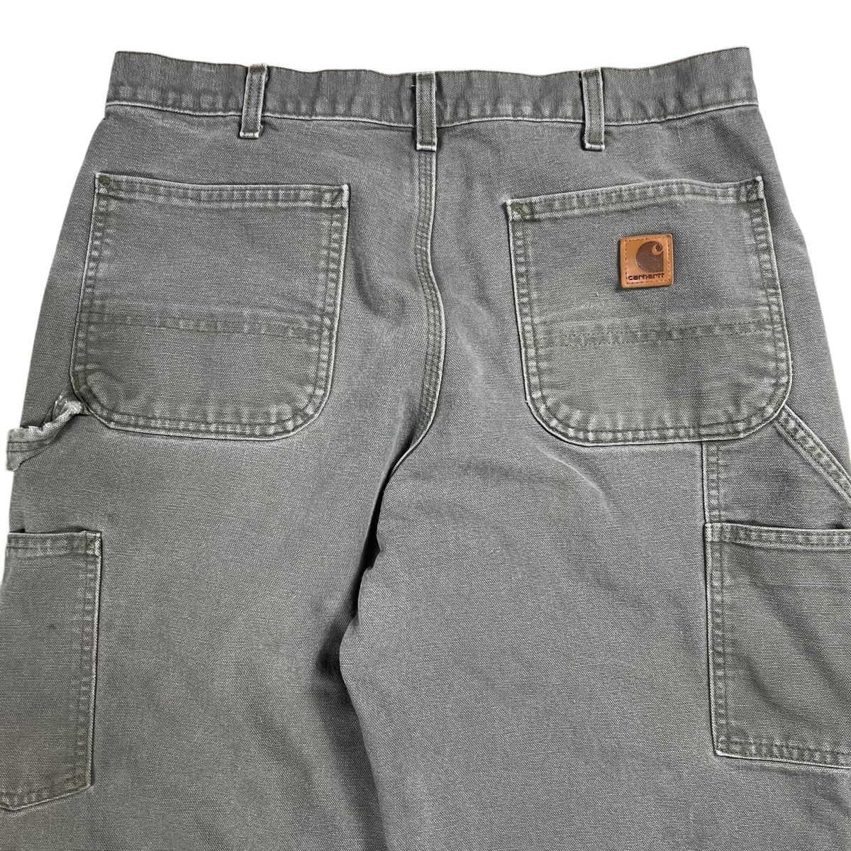 Vintage Y2K Carhartt original dungaree faded 811-MOS green work wear pants (34x30)