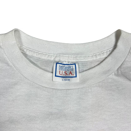 Vintage 80s Pedal Bikes Not Drugs art tee (M)
