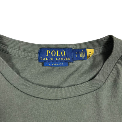 Y2K Polo Ralph Lauren Bear faded long sleeve (S)